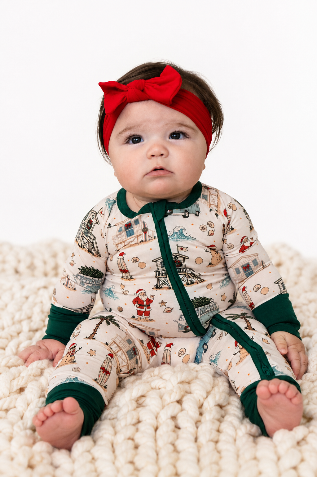 Christmas by the Shore - Zippy Romper PREORDER