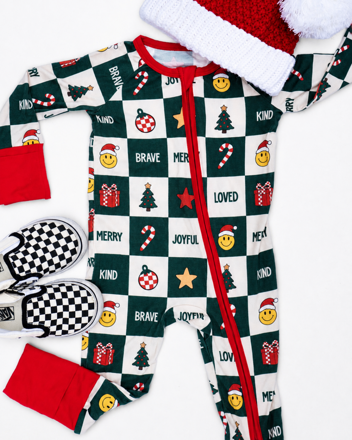 Christmas Joy Affirmation - Zippy Romper PREORDER
