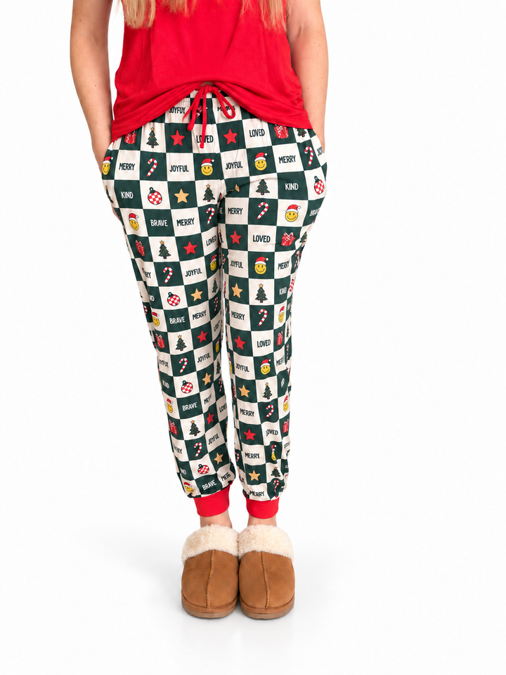 Christmas Joy Affirmation - Adult Pj Joggers (Unisex) PREORDER