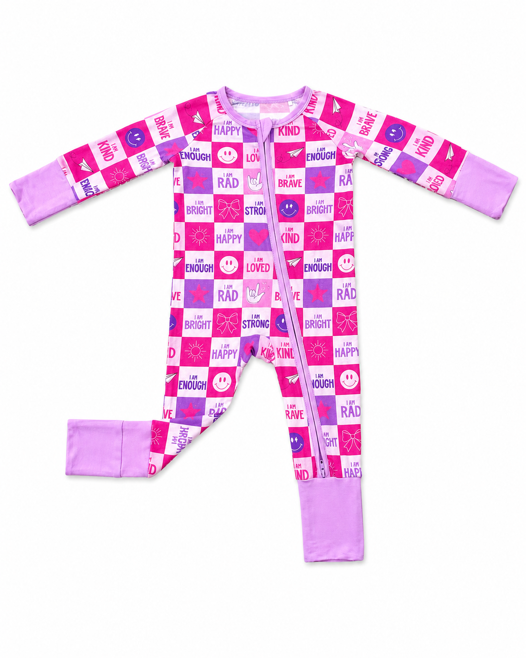 Dream Big Affirmation Pajamas (G)- Zippy Romper PREORDER