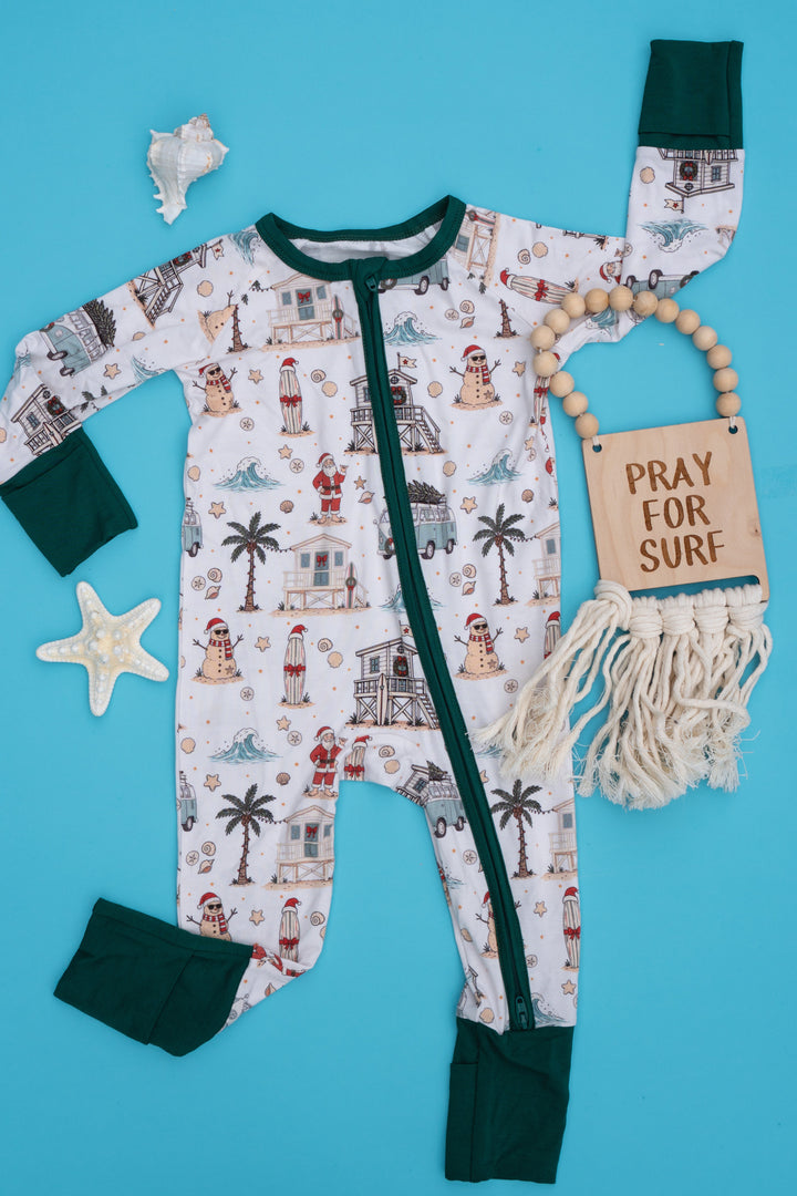 Christmas by the Shore - Zippy Romper PREORDER