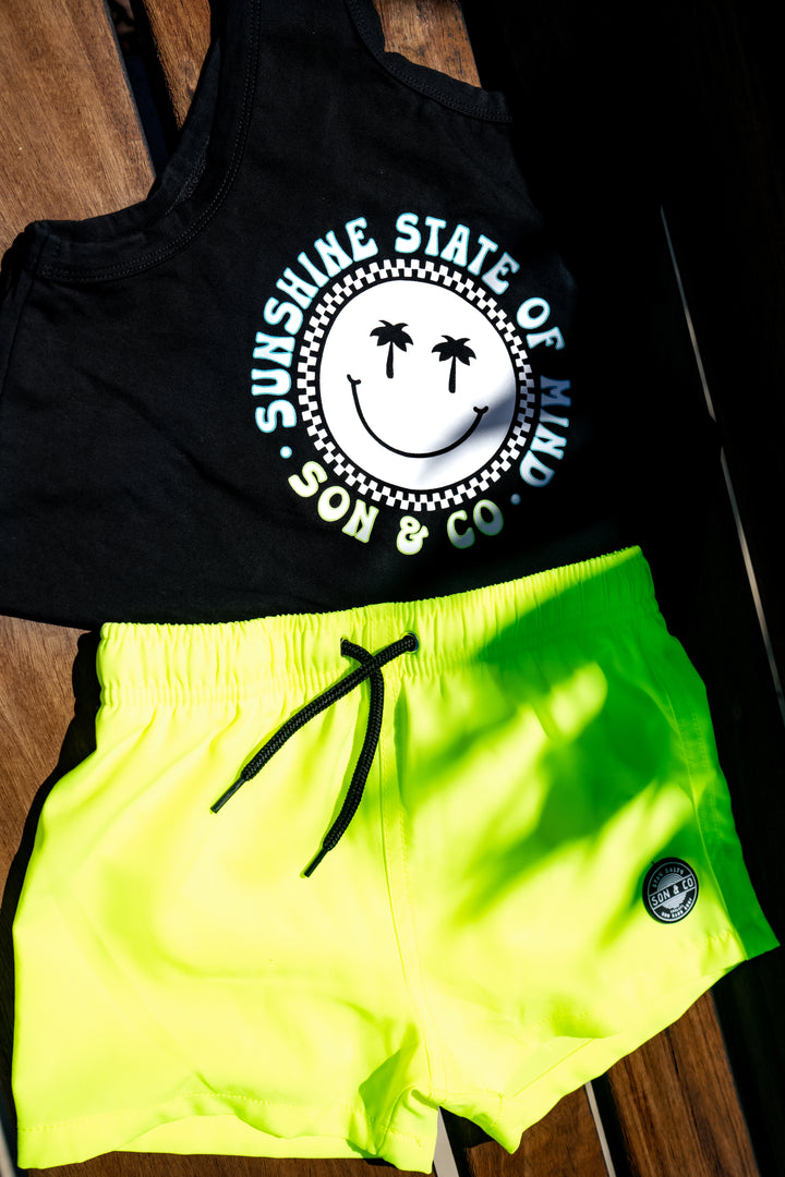 Electric Rays Swim Trunks