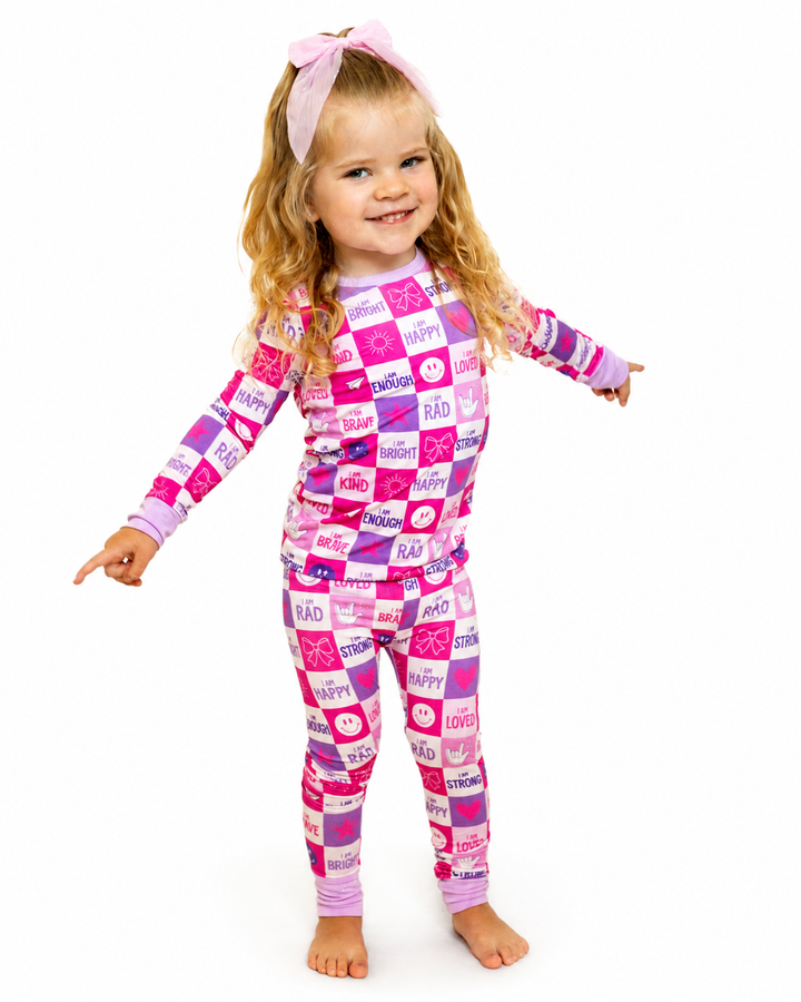 Dream Big Affirmation Pajamas- 2 piece set (G) PREORDER